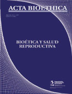 											View Vol. 13 No. 2 (2007): Bioética y salud reproductiva
										