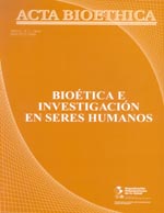 											View Vol. 10 No. 1 (2004): Bioética e investigación con seres humanos
										