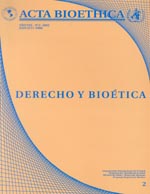 											View Vol. 8 No. 2 (2002): Derecho y bioética
										
