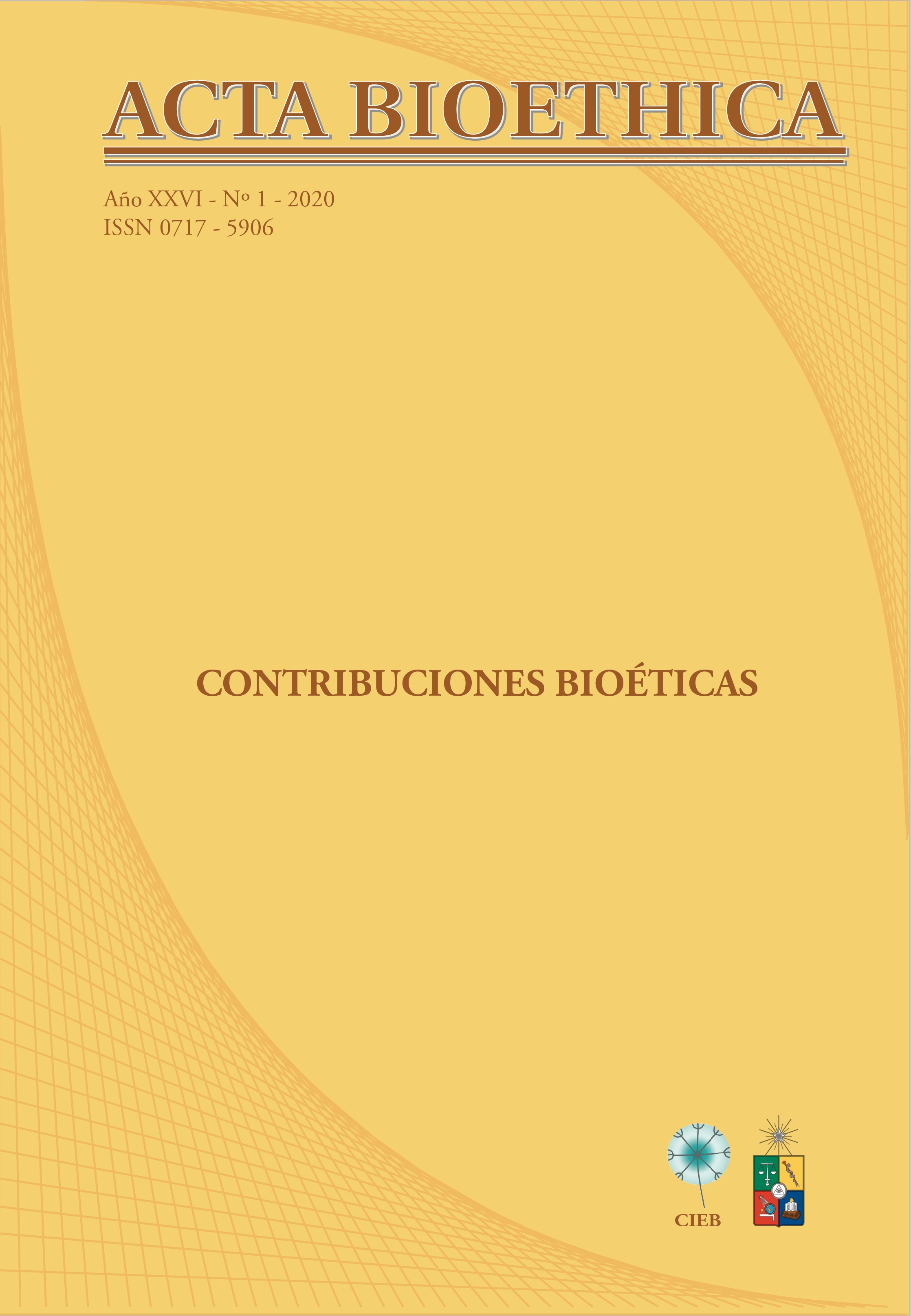											View Vol. 26 No. 1 (2020): Contribuciones bioéticas
										