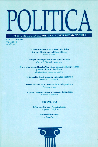 							View Vol. 41 (2001): Otoño
						